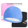 Waterproof PU Coated Adult Swim Cap with Ear Protection - Soft, Non-Constricting