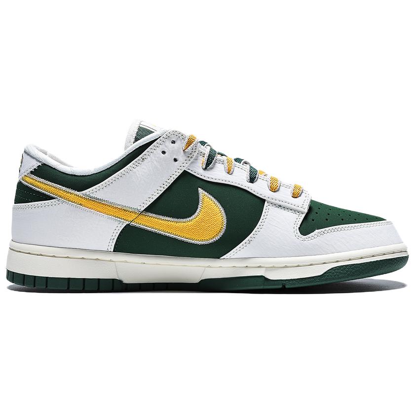 Nike Dunk Low Retro Sail Fir University Red Gold Męskie Trampki Zielony University-Złoty IM4413100