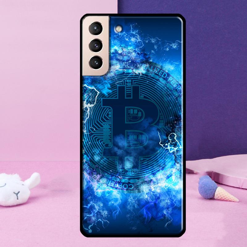 Bitcoin BTC Case For Samsung Galaxy S23 S22 Ultra S21 S20 FE Note 10 20 Ultra S8 S9 S10 Plus Cover