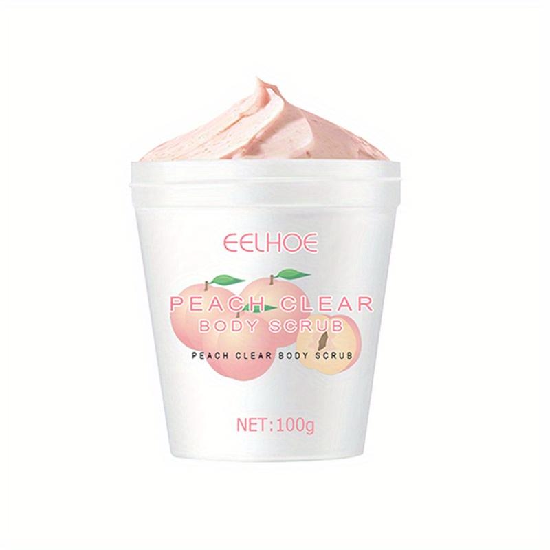 

Мед-персиковый скраб-крем Увлажняет Очищает Смягчает уголки куриной кожи Натирает грязь Сокровище Мороженое Скраб-крем 100g