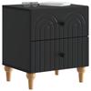 Nightstand Black 43 x 34.5 x 48 cm Particleboard