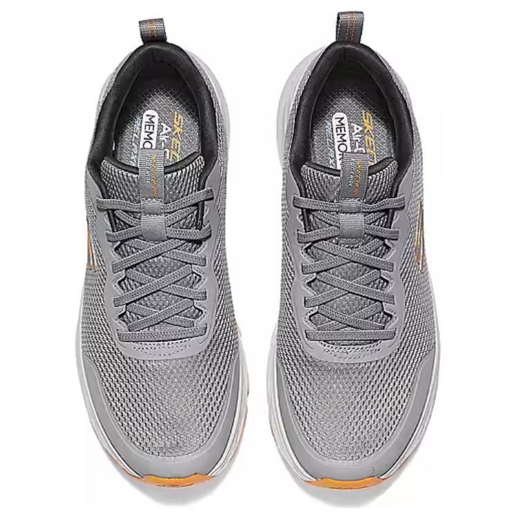 Skechers Sport Low Top Casual Running Shoes Men Sneakers Gray Orange 232835-GYOR