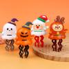 Christmas Wind Up Toys Creative Magic Twisting Dancing Santa Elk Prank Toys for Kids Xmas Classroom Rewards Prizes Gifts
