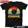 Chonk Black Cat Best Seller Funny Gift Tee Black T Shirt Stylish Urban Aesthetic Tops TShirts for Vocation TShirt Femme Italy