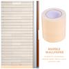 2 Rolls 5 Meters Flexible Skirting Board Trim Self-Adhesive Wall Base Molding Decorative Sticker for Indoor Outdoor Decoration