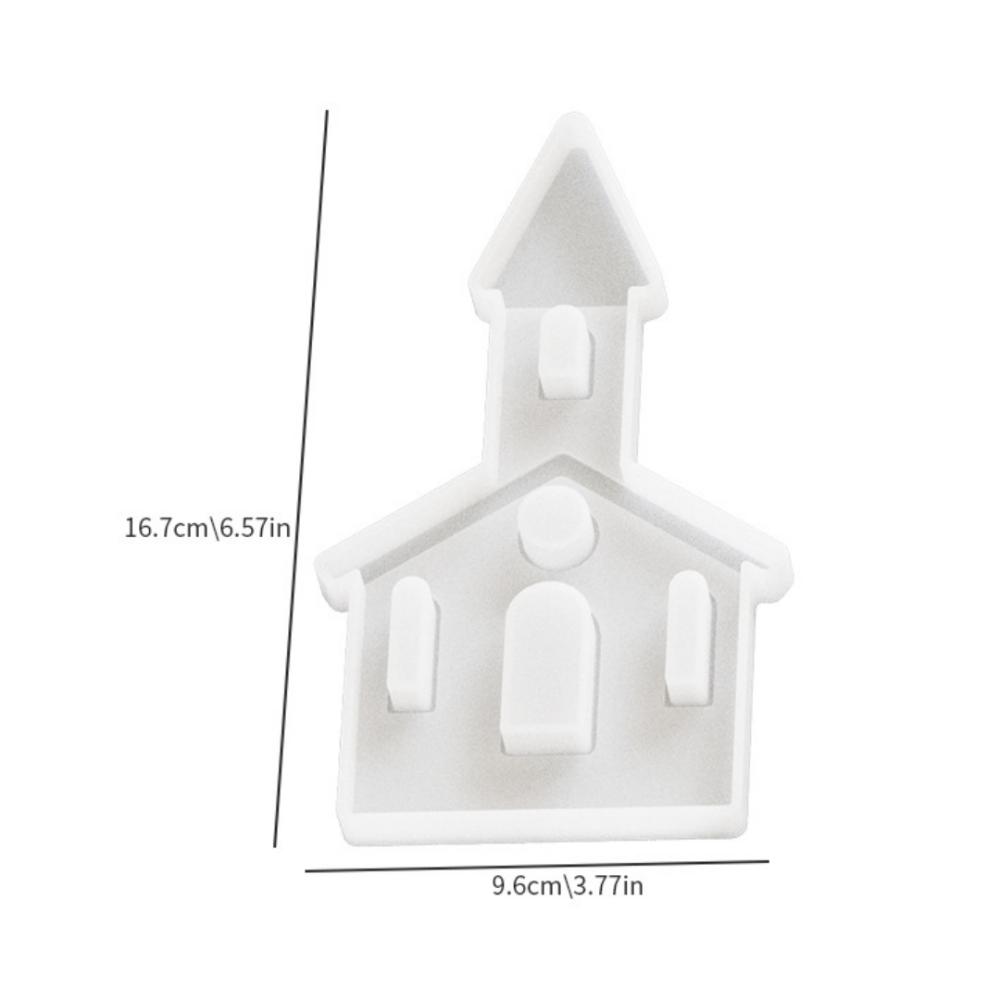 Christmas Ornaments Molds Silicone DIY Candle Holders Portable Jewelry Stand Casting Molds