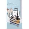 Dog Cat Transparent Bubble Carrier Airline Approved Hard Shell Portable Rolling Luggage Travel Case Dog Stroller Dog Car