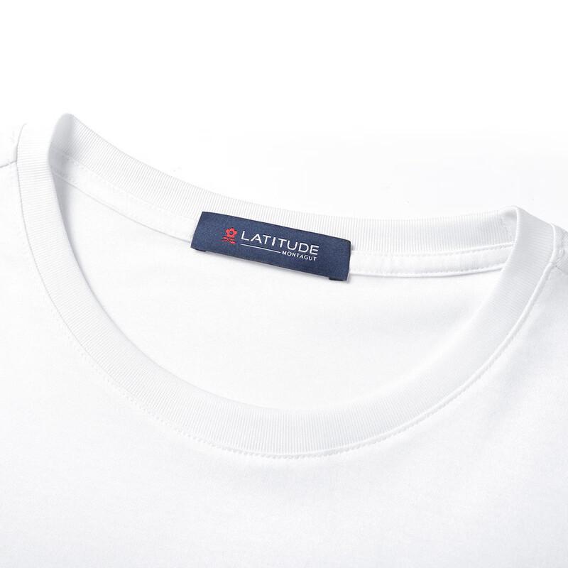 T-shirt da uomo MONTAGUT in cotone ad ammoniaca liquida, resistente alle pieghe, girocollo