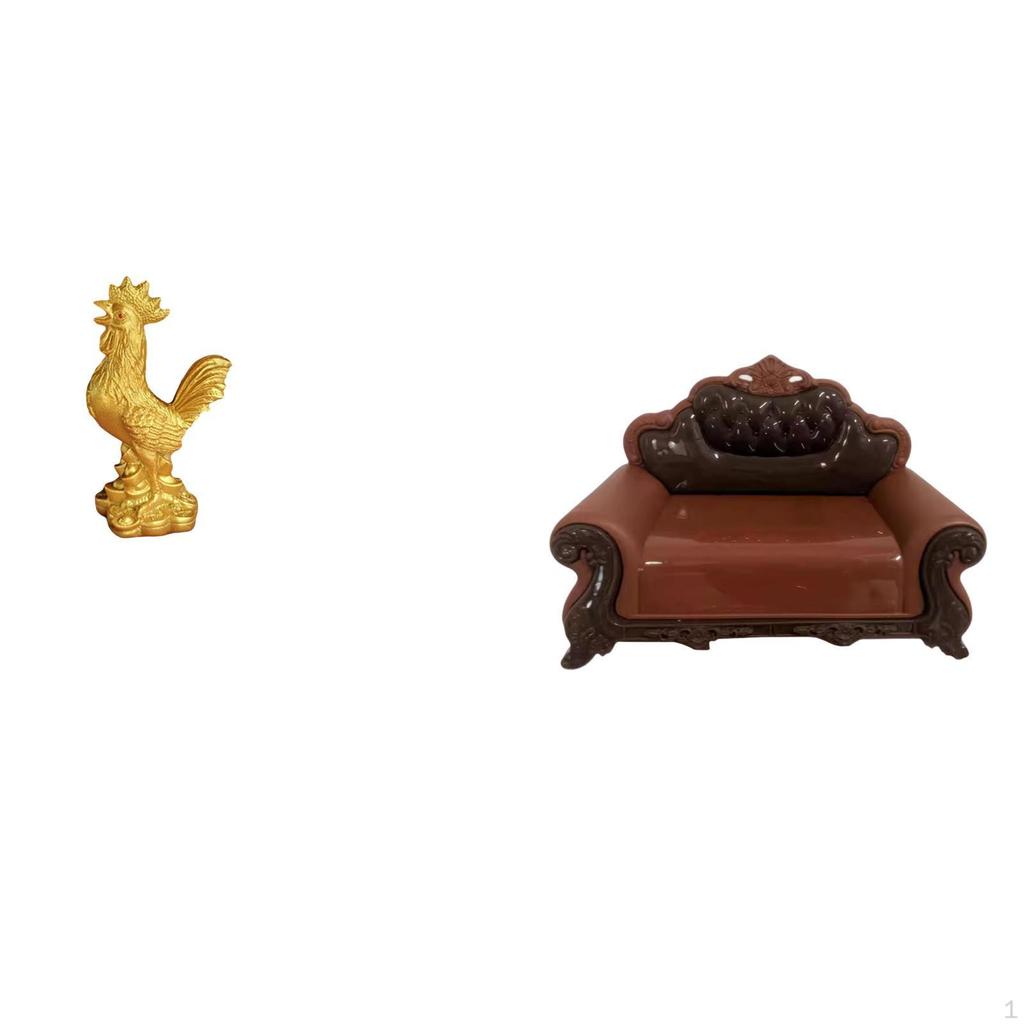 Feng Shui Statue Home Decor with Miniature Sofa Chair Model for Birthday Anniversaries And Micro