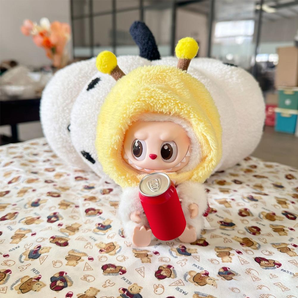 For 17cm Doll V1 V2 V3 Headwear Fashion Clothes Hoodies Doll Clothes Color Match Hoodies Dolls Accessories Cute Decoration Little Cloths