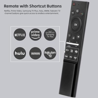 2023 Universelle Bluetooth-Sprachfernbedienung, kompatibel mit Samsung LED QLED 4K 8K UHD HDR Smart TVs Netflix Prime Video