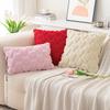 Valentinstag Liebe Plüsch Kissenbezug, Wohnzimmer Sofa, Herzförmiges Kissen, Kissenbezug