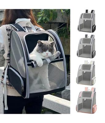 Pet Cat Carrier Bag Outdoor Travel Backpack for Cats Small Dogs Breathable Cat Carrying Bag Suitable for Cats Within 6kg