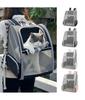 Haustier Katze Tragetasche Outdoor Reise Rucksack für Katzen Kleine Hunde Atmungsaktive Katze Tragetasche Geeignet für Katzen bis 6kg