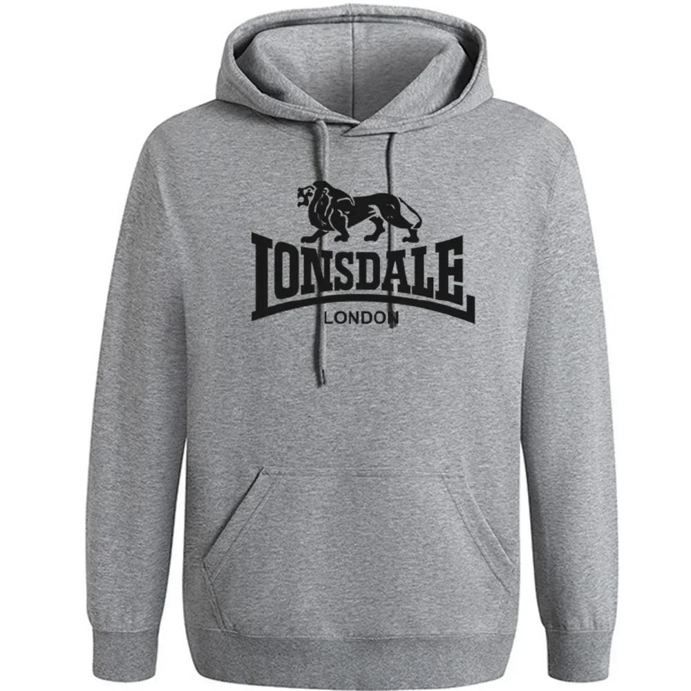 Mikiny s levom potlačou pre mužov, Neformálne mikiny, Hip Hop Streetwear, Vlnený pulóver, Športové Oblečenie, Nová Móda, Jeseň