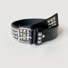 1Pc American Retro Heavy Industry Belt Accessories Women's Waist Decoration Jeans Metal Rivet Belt Wide Version