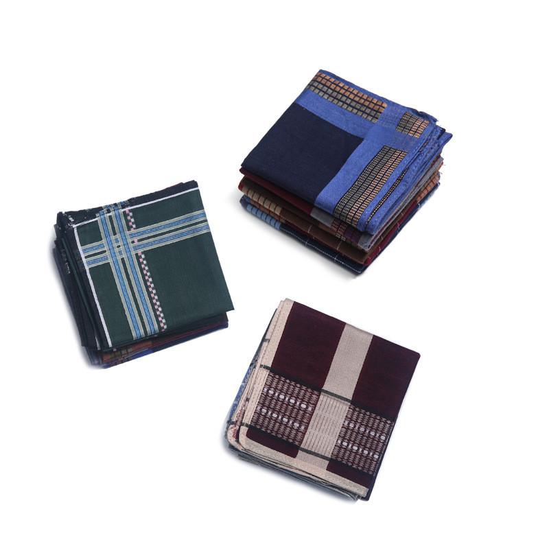

3 шт. 40x40 см Ретро Геометрический Хлопковый Многоразовый Темного Цвета Носовой Платок Для Мужчин Покет-Тауэлс Для Делового Костюма
