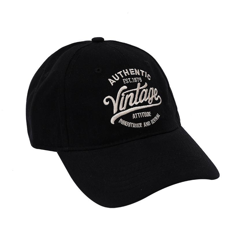 Stylish Embroidered Cotton Baseball Cap Unisex Adjustable Soft Top Hat