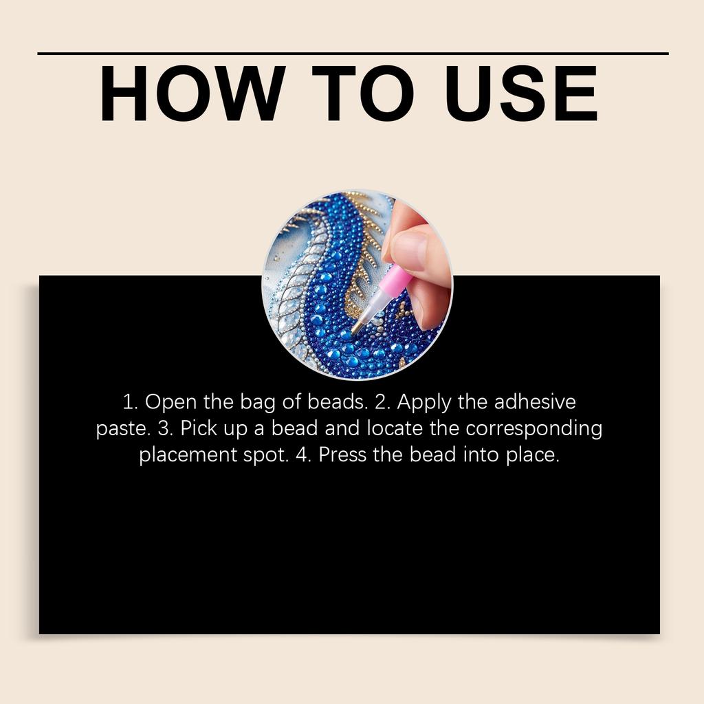 Dragon Rhinestone Art Painting Kit Blue Dragon, DIY Diamond Painting 3D Art Home Decoration
