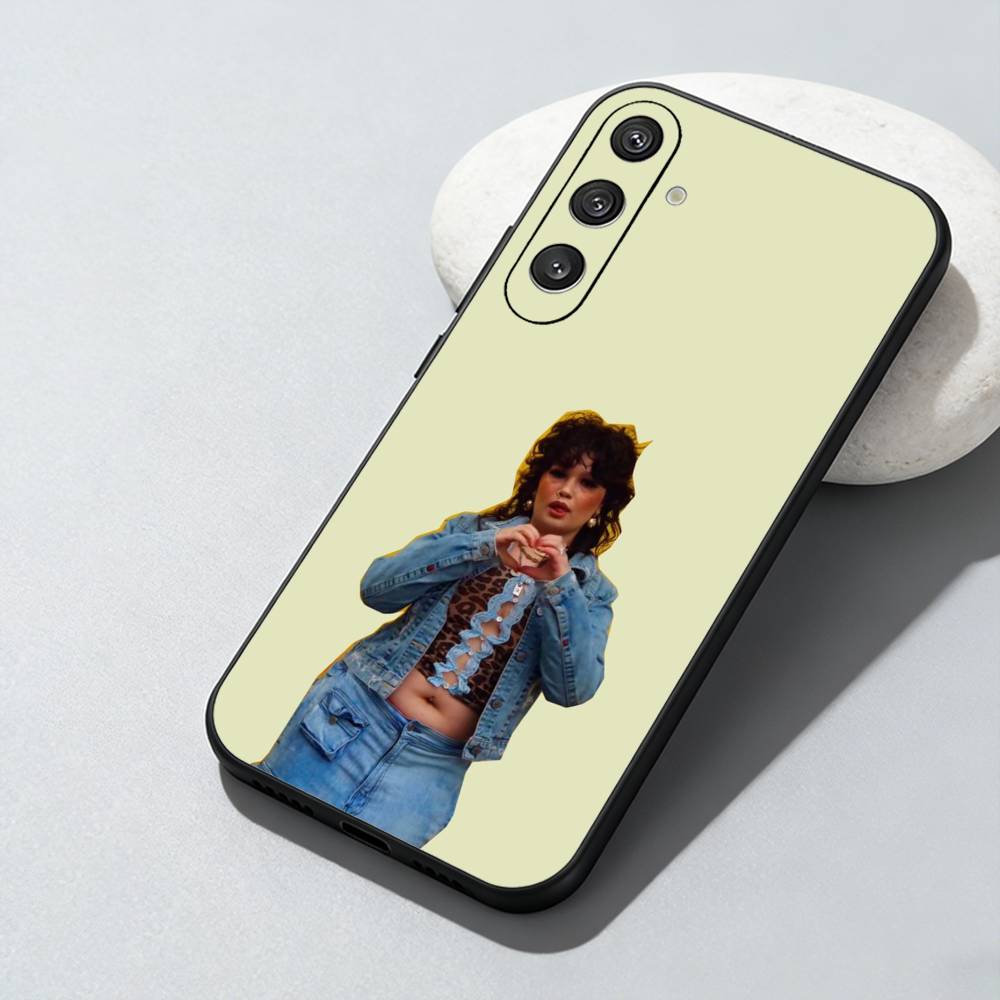 

Singer L-Lola Y-Young Printed Phone Case For Samsung Galaxy A73,A72,A71,A70,A52,A51 Others Soft Black Cover Samsung a50 30s 50s