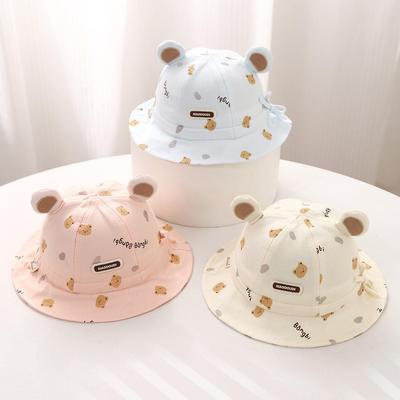 Adjustable Sun Protection Baby Bucket Hat for Boys & Girls