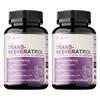 GREVIP Reine Trans-Resveratrol und Quercetin Kombinationskapseln, Leicht Absorbiert, 120 Kapseln, Geeignet für Erwachsene