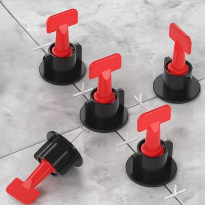 Tile Leveler Reusable And 1.5Mm Cross Tile Spacer, Wall And Floor Tile Adjustment Tool, for Tile Installation On Building Walls And Floors