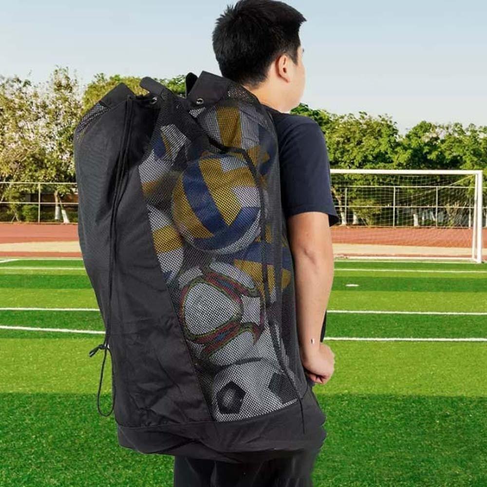 Durable Footballs Storage Bag Lightweight Basketballs Mesh Bag  Competition