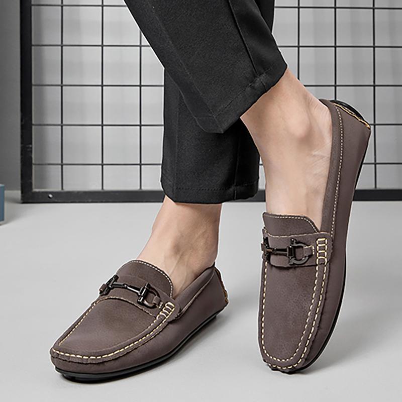 MAEDEF Men Loafers Breathable Soft Comfortable Non Slip Driving Shoes Casual Sports Shoes Lightweight Mens Walking Boat Shoes