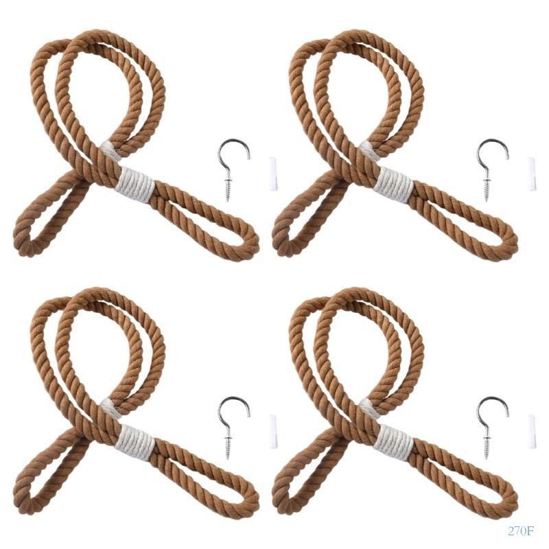 270F Natural Curtain  Rope Curtain Tiebacks For Enhancing Home And Offices Space