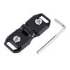 Foldable L Bracket Aluminum Alloy Right Angle Plate Mounting Bracket with Dual 1 4 Inch Screws for Camera Cage Video Rig