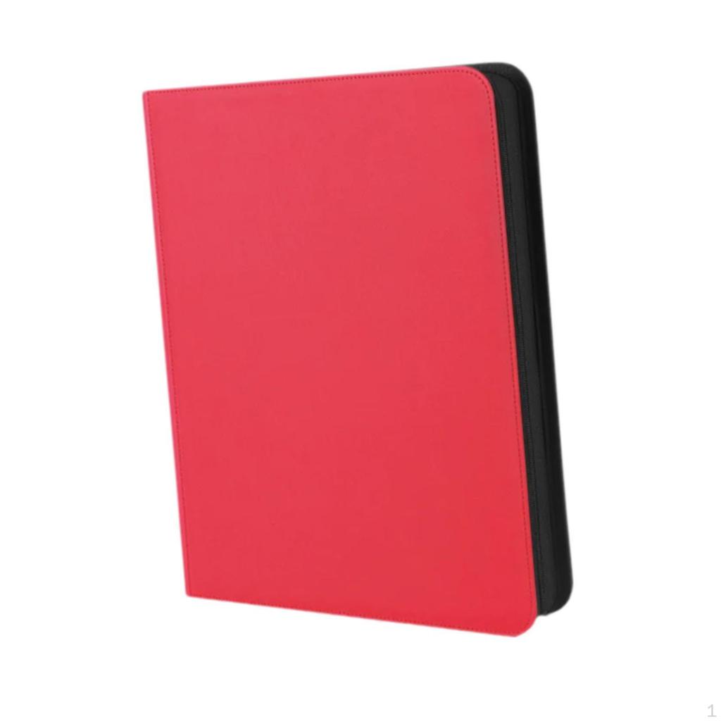 Trading Card Binder Album 9 Pocket Carry Case 252 Cards Protection Cover Collection for