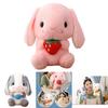 Cute Cartoon Clover Bunny Plush Toy Wholesale Easter Doll With Customizable Design Rabbit Stuffed Animal Gift Characters)