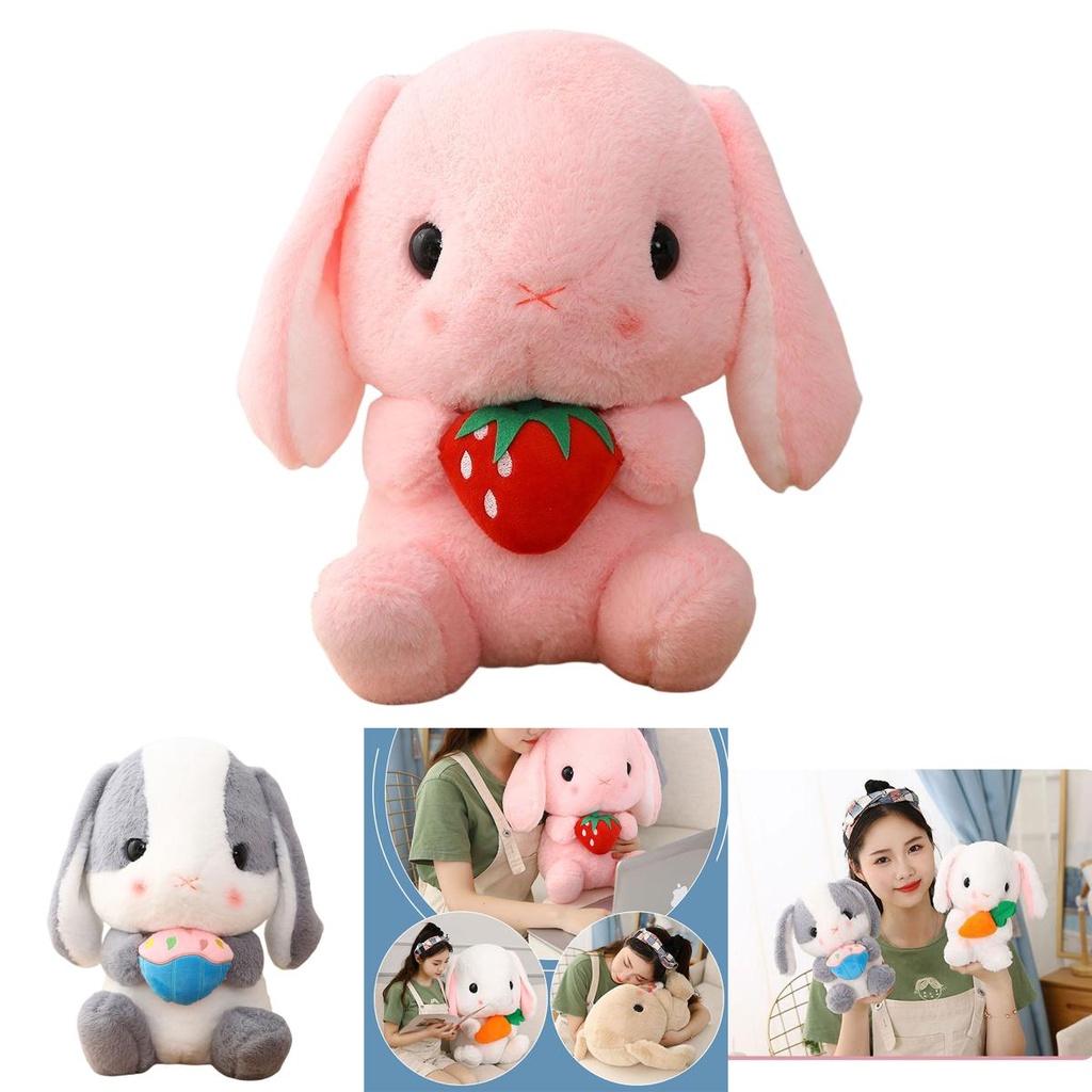 Cute Cartoon Clover Bunny Plush Toy Wholesale Easter Doll With Customizable Design Rabbit Stuffed Animal Gift Characters)