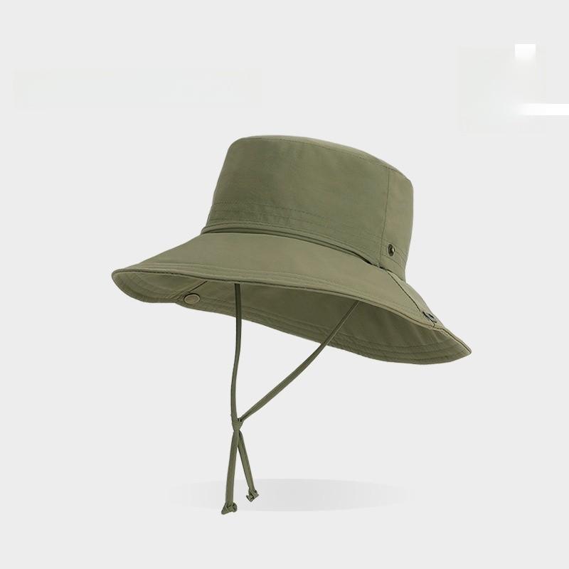 Summer Outdoor Sun Hat With Wide Brim And Solid Color Design Outdoor For