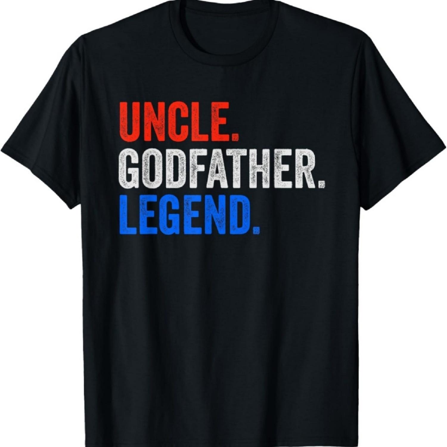 

Godfather Gifts From Goddaughter Godson Godchild Funny T-Shirt XXXXXL чёрный
