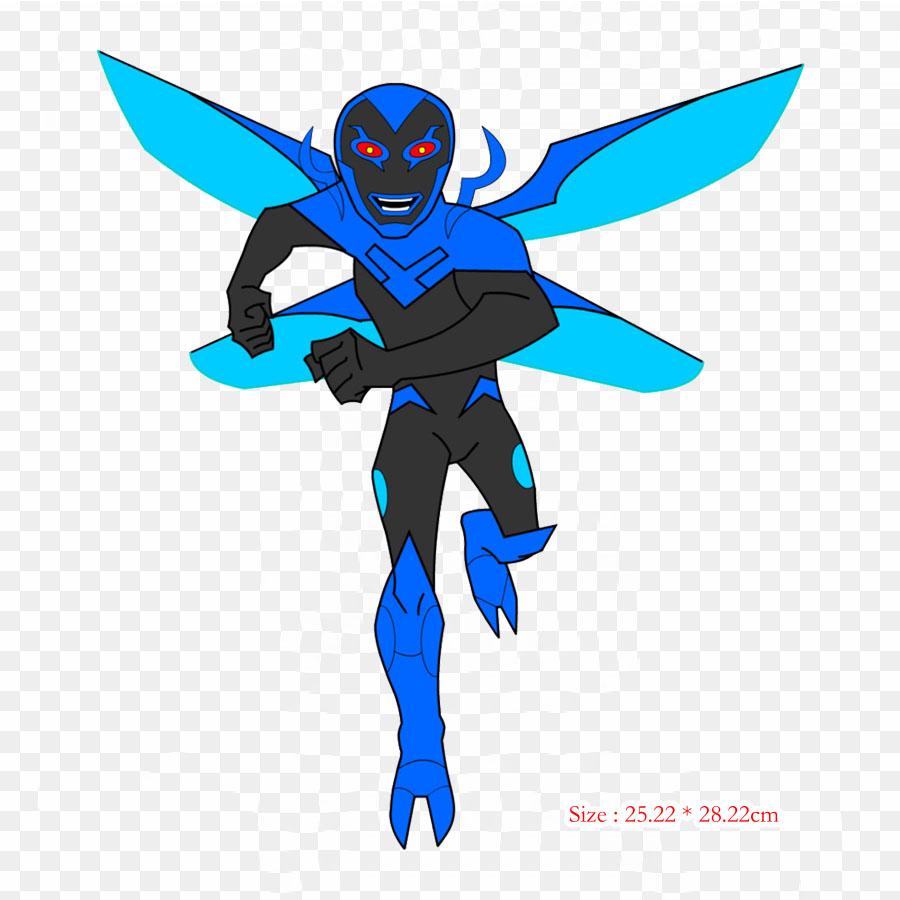 

Синий Хайме Рейес супергерой термопереносная печать виниловые нашивки наклейки для одежды DIY аппликации моющиеся нашивки