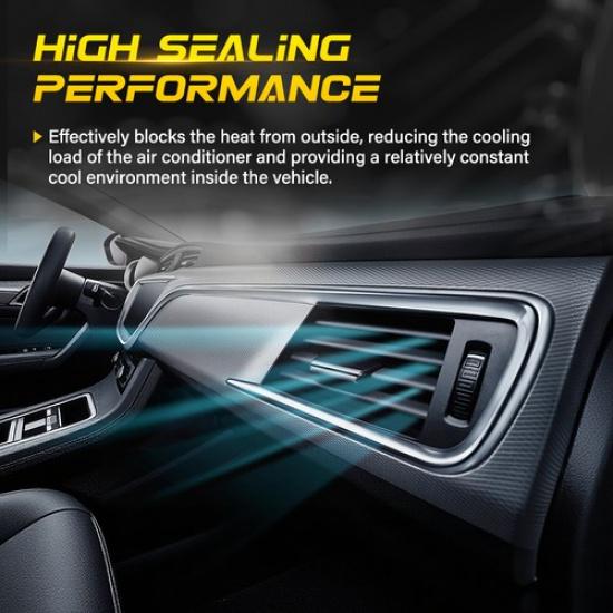 Sunroof Glass Seal Glass Roof Seal Glass Weatherstrip For 2005-2008 Honda Pilot