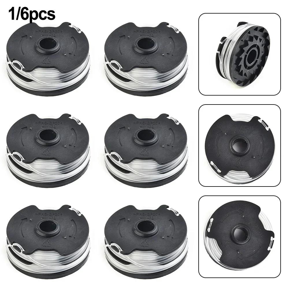 1/6pcs Trimmer Spool Line For Parkside Cordless Grass Trimmer for PRTA 20-Li A1, B2, C3 Models Outdoor Garden Replacement Part