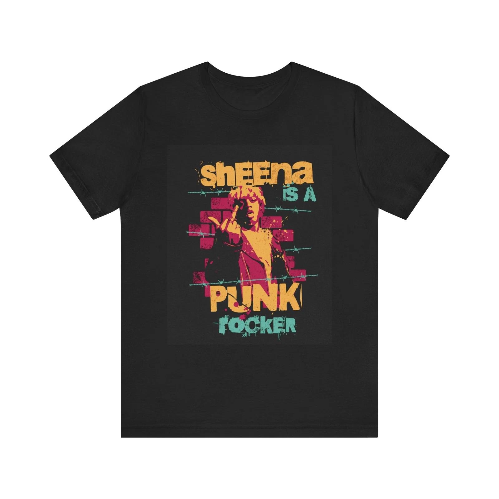 Sheena is a Punk Rocker Tee, Vintage Shirt,Music Lovers, Nostalgic Punk T-Shirt 4XL