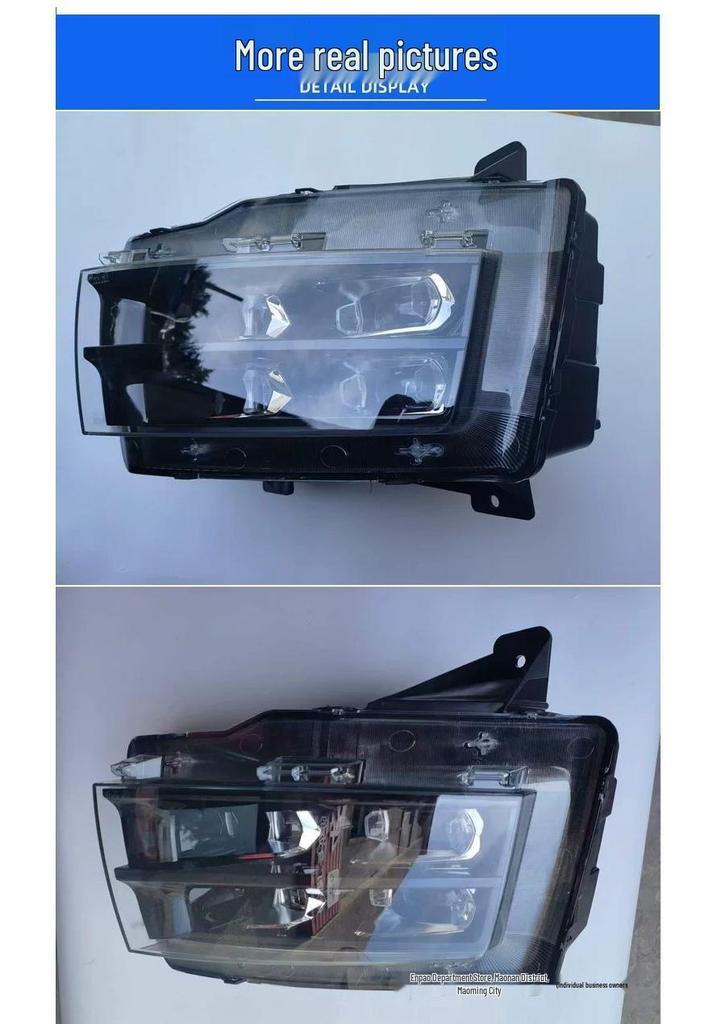 JAC Jihe QX Front Headlight Assembly: Left/Right Lamp Housing & Cover Accessories