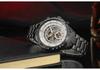 T-WINNER 8067 Men's Skeleton Automatic Mechanical Watch with Transparent Back – Business Style