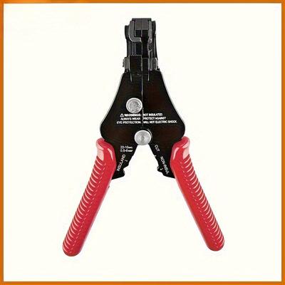 Multifunctional Automatic 1pc Wire Stripping Pliers - Metal Cable Cutter and Crimping Tool for Stripping, Cutting and Crimping Wires