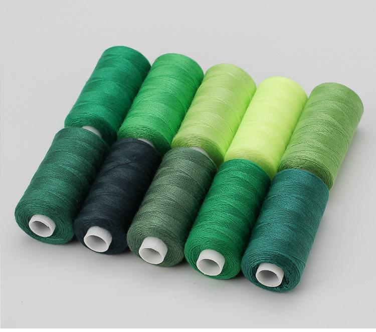 100 Spools Polyester Sewing Thread (400 Yards Each) - Versatile for Hand Sewing & Overlock.