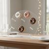 Clear Acrylic Donut Stand Wedding Decor Buffet Presentation for Birthday Party