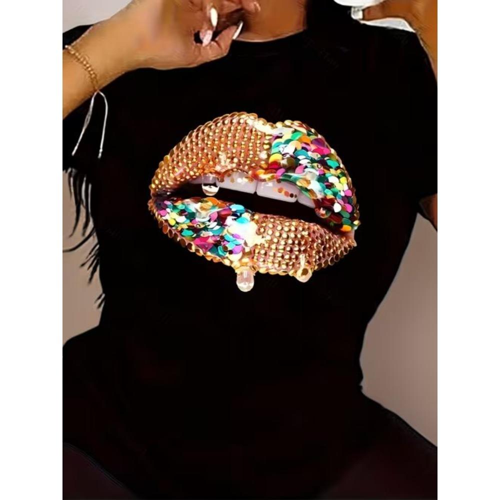 Fashion Women Bird Print T Shirt Funny Casual O-neck Short Sleeves T-shirt Summer Female Tee Shirt