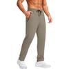 Mens Casual Breathable Solid Color Quick Dry Sports Long Pants