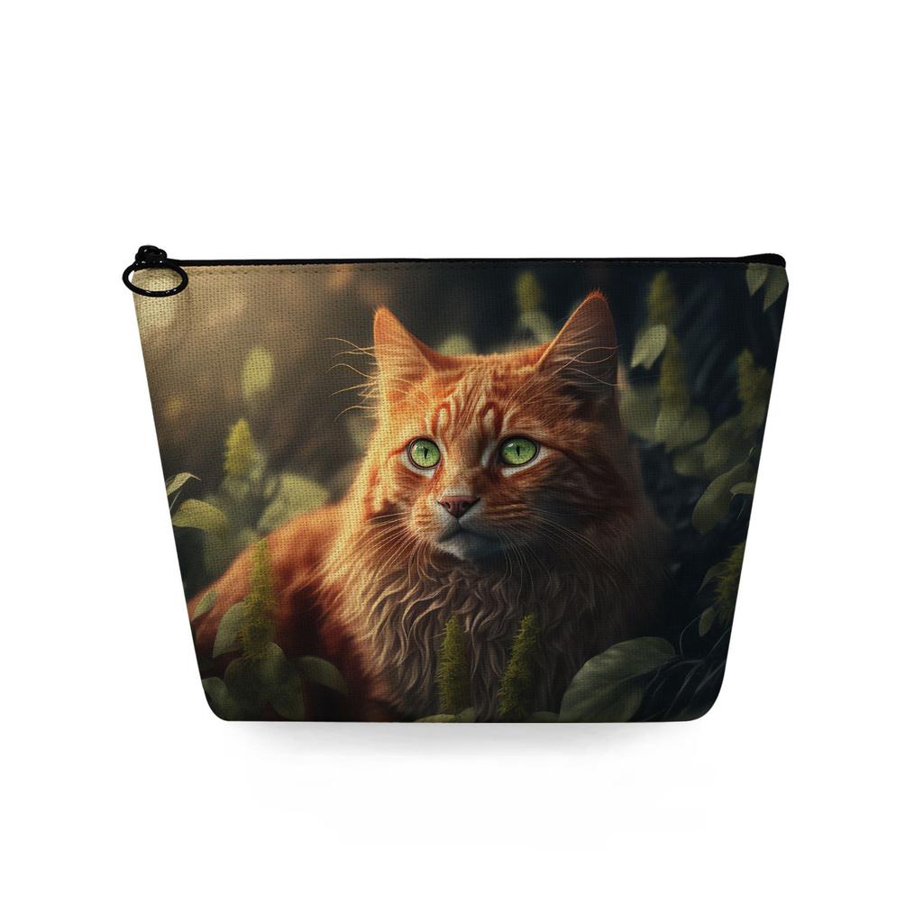 Women Cat Print Cosmetic Bag Toiletries Organize Travel Storage Case 6771