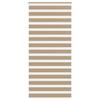 VidaXL Store Zèbre Marron Sable Largeur Du Tissu 100,9 Cm Polyester, Store À Enrouleur Zébré, Store Zébré Pour Fenêtre, 4014574