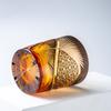Edo Kiriko Trinkglas Reines Handgemachtes Kristall Whiskyglas Für Scotch-Bourbon Handgeschnittenes Design Cocktailglas Mit Holzbox